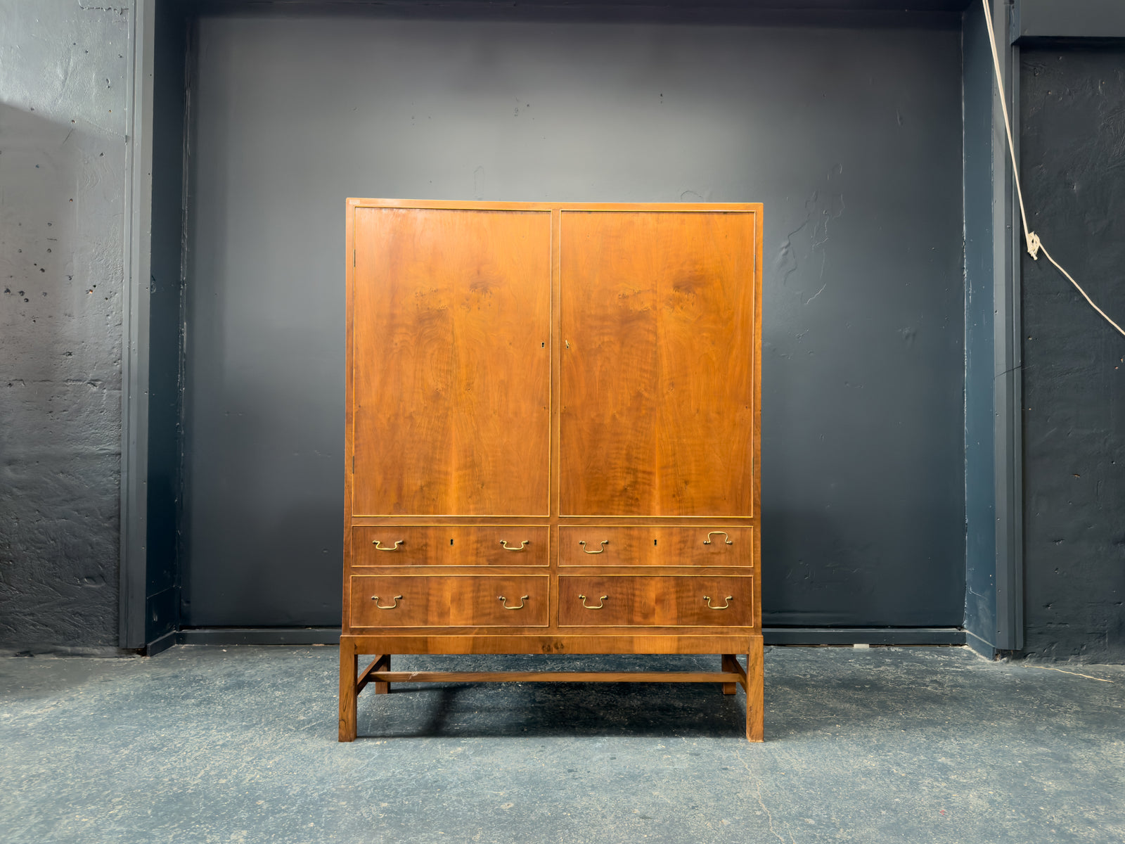 Large Cabinet with Brass Handles