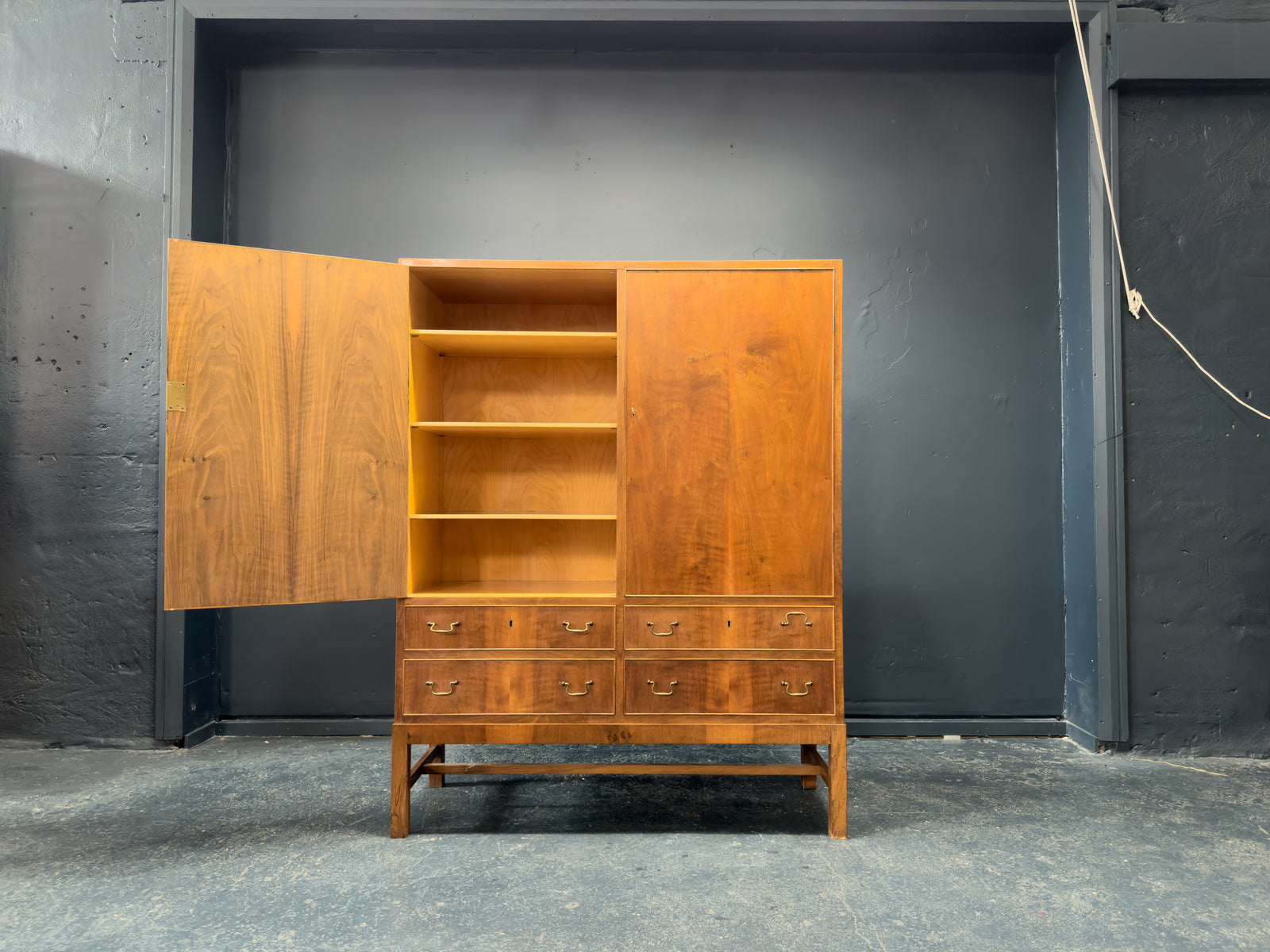 Large Cabinet with Brass Handles