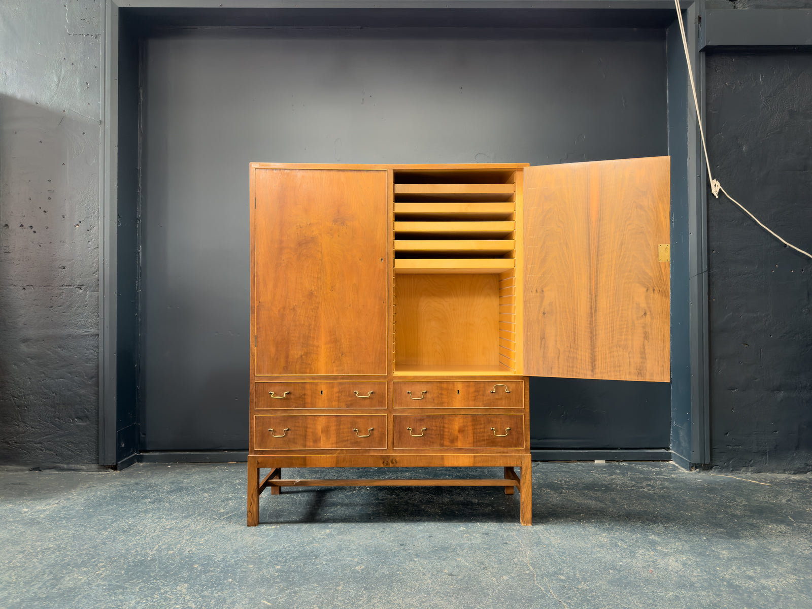 Large Cabinet with Brass Handles