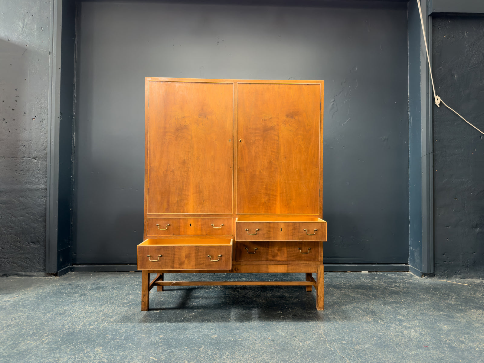 Large Cabinet with Brass Handles