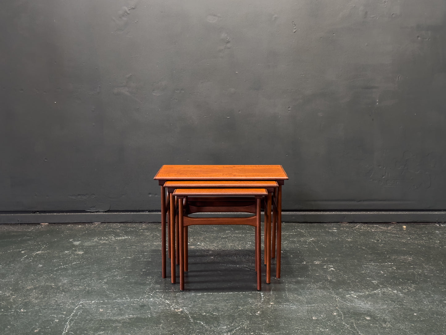 Poul Hundevad Teak Nesting Tables