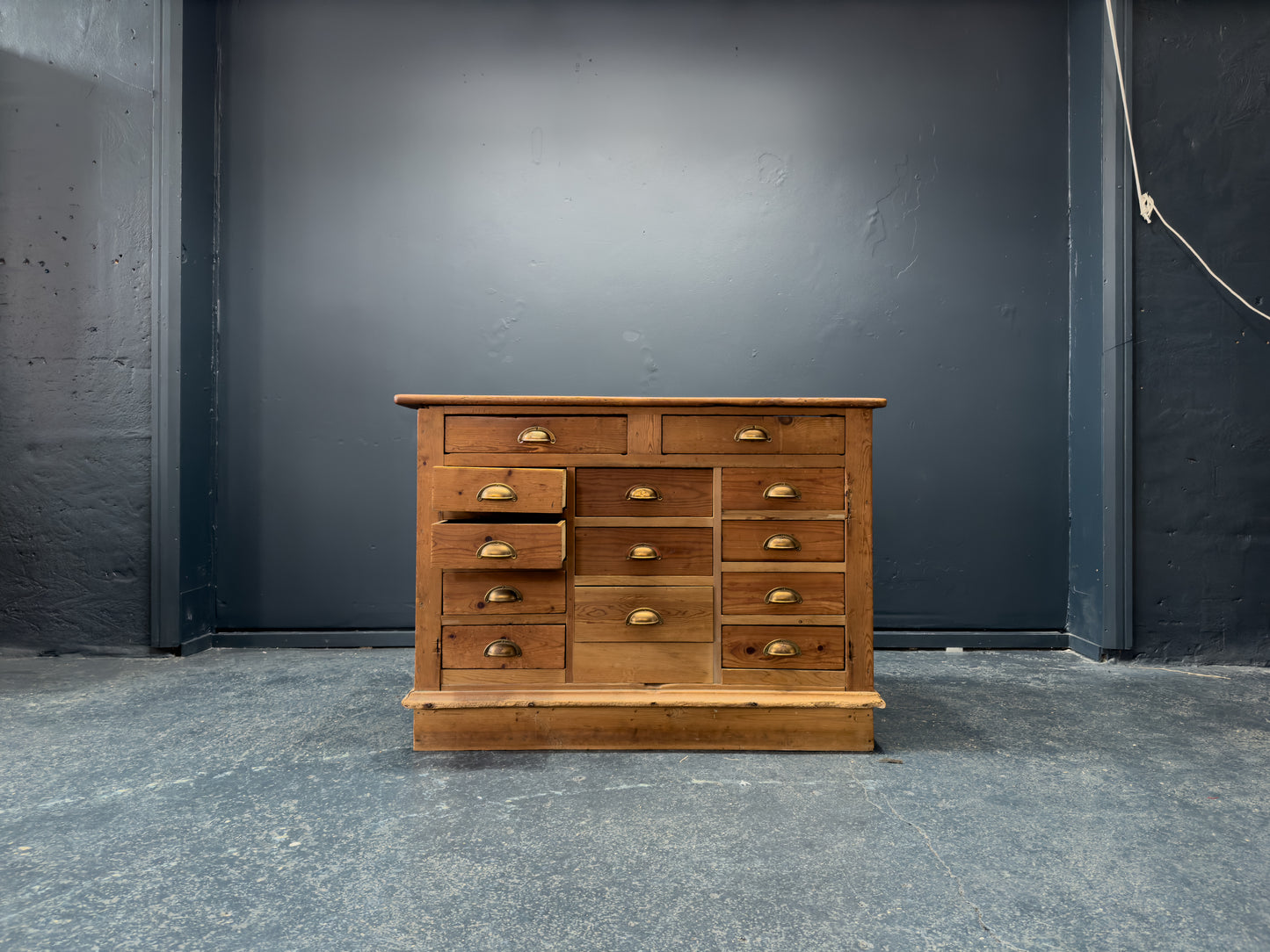 Large Pine Chest Of Drawers