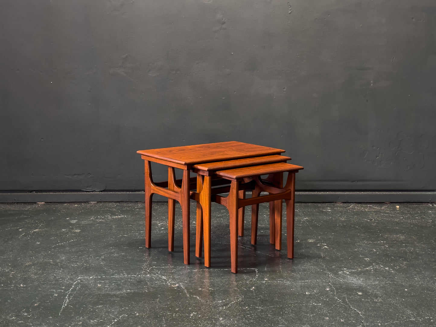 Poul Hundevad Teak Nesting Tables