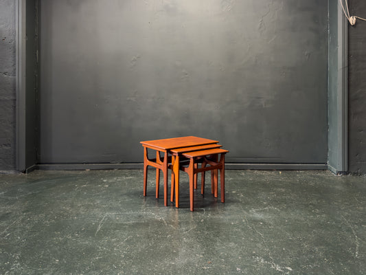 Poul Hundevad Teak Nesting Tables