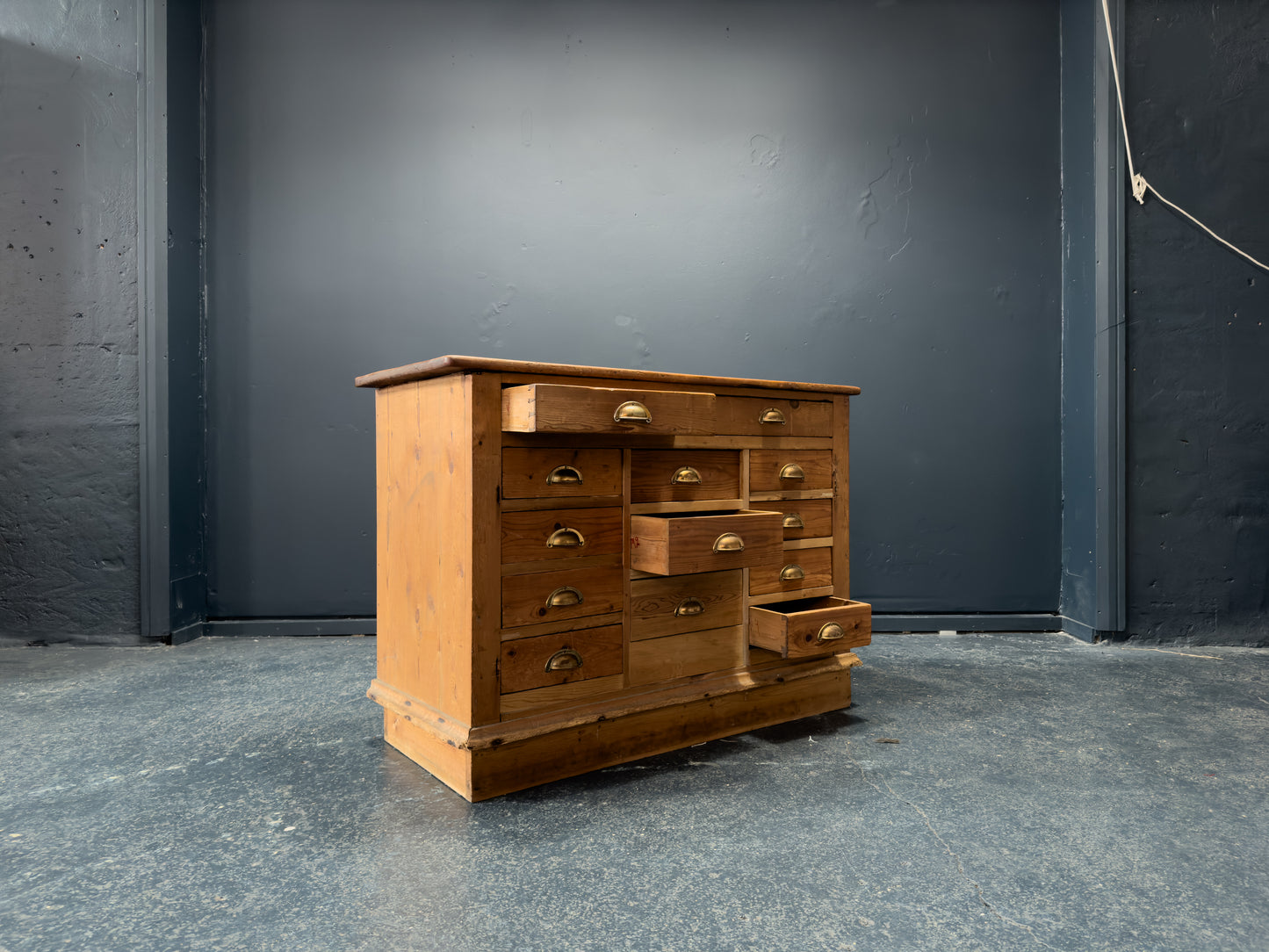 Large Pine Chest Of Drawers