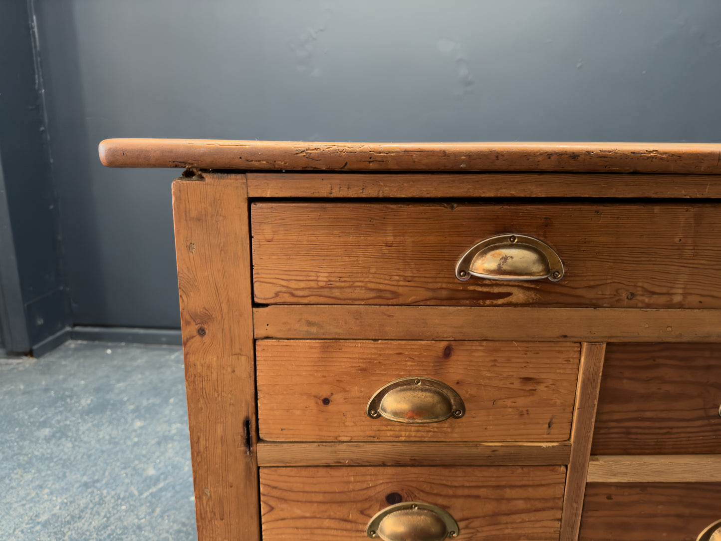 Large Pine Chest Of Drawers