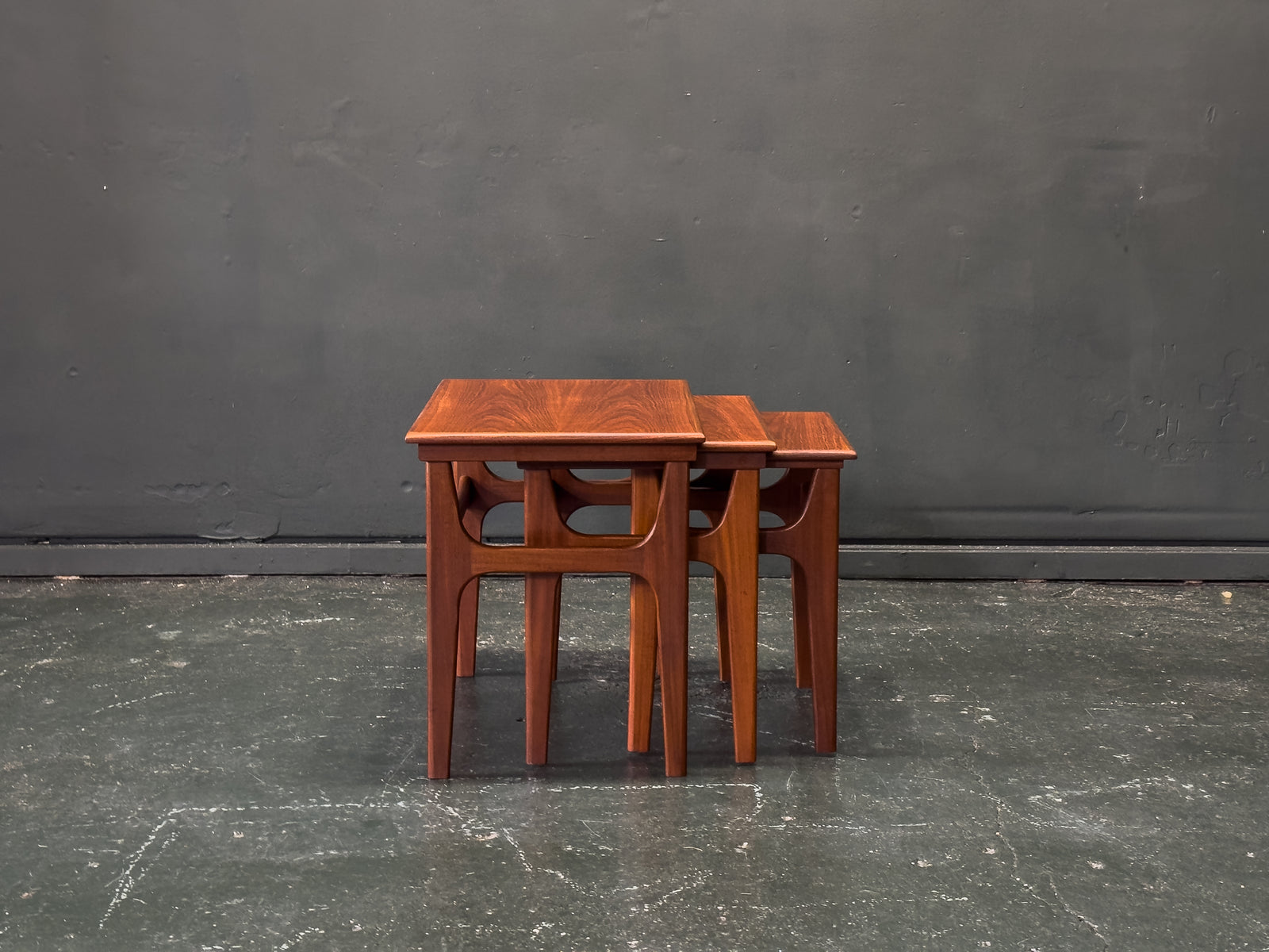 Poul Hundevad Teak Nesting Tables
