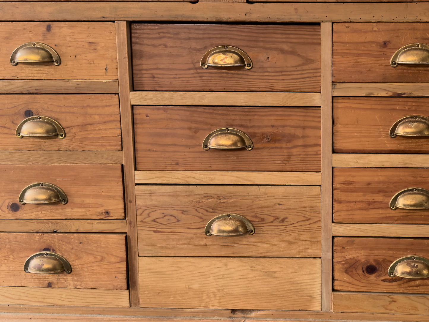 Large Pine Chest Of Drawers