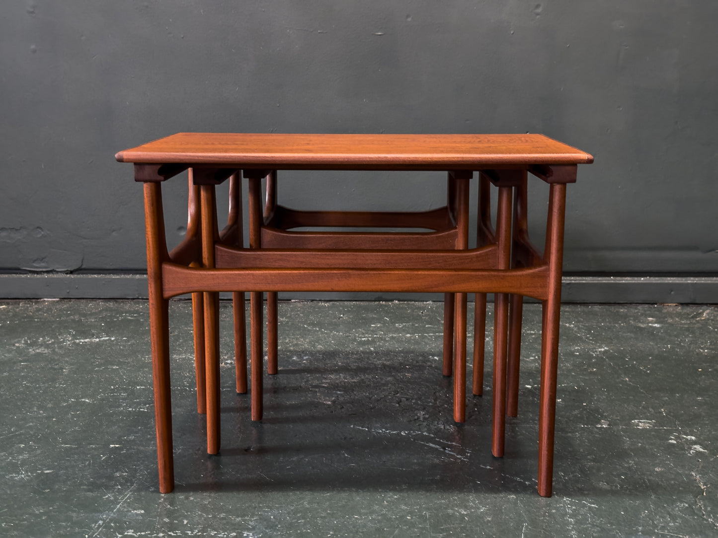 Poul Hundevad Teak Nesting Tables
