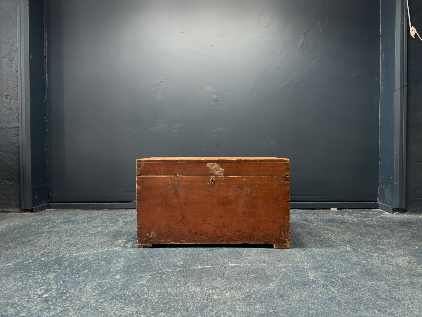 Danish Folk Pine Chest