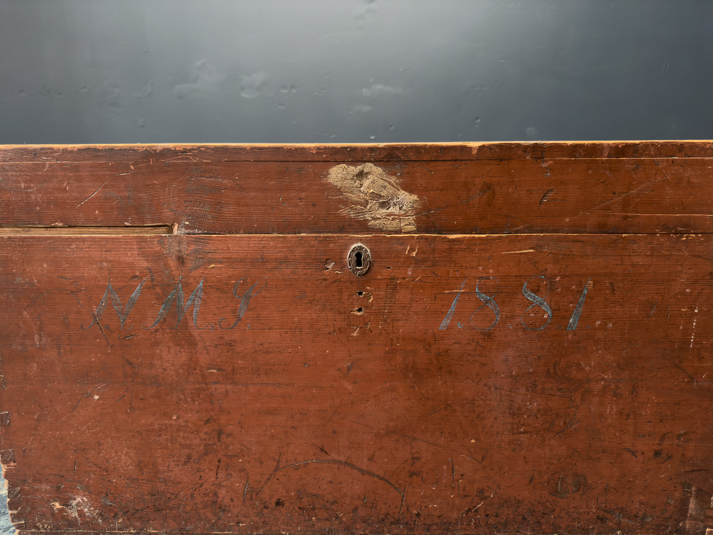 Danish Folk Pine Chest