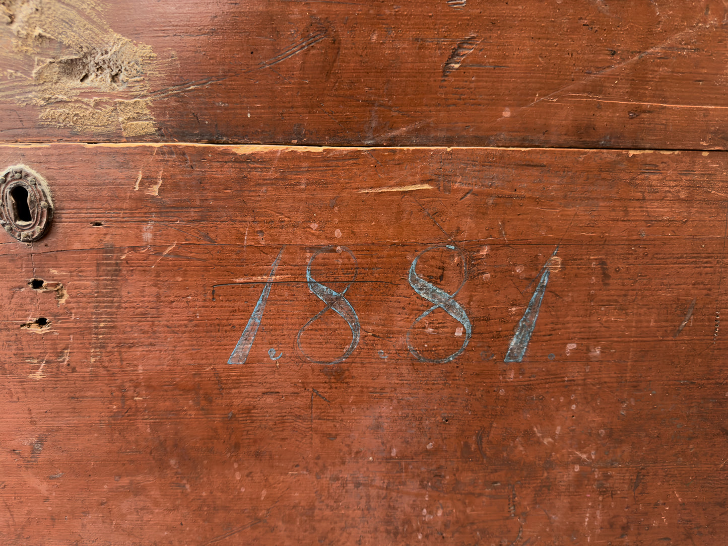 Danish Folk Pine Chest