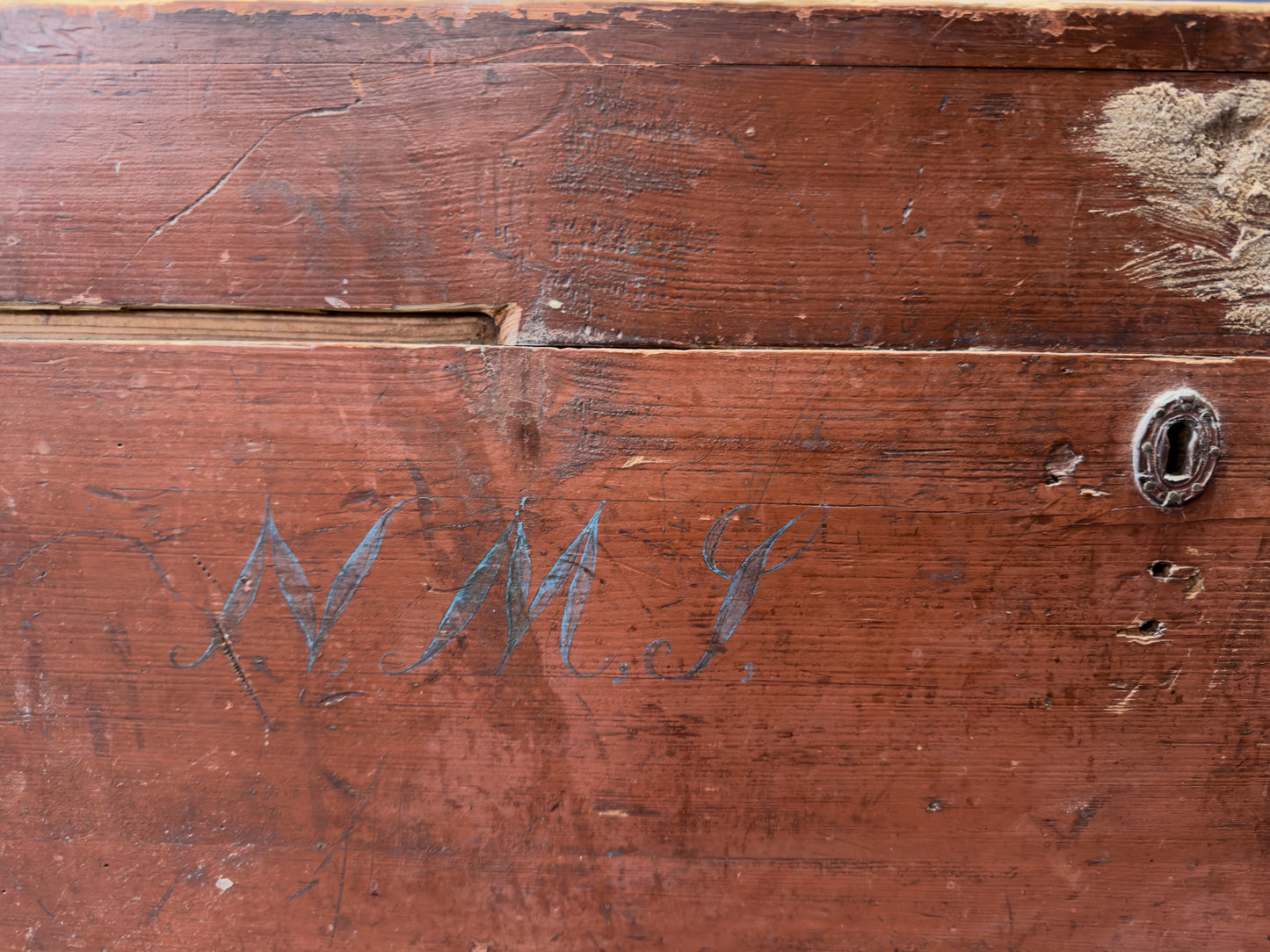 Danish Folk Pine Chest