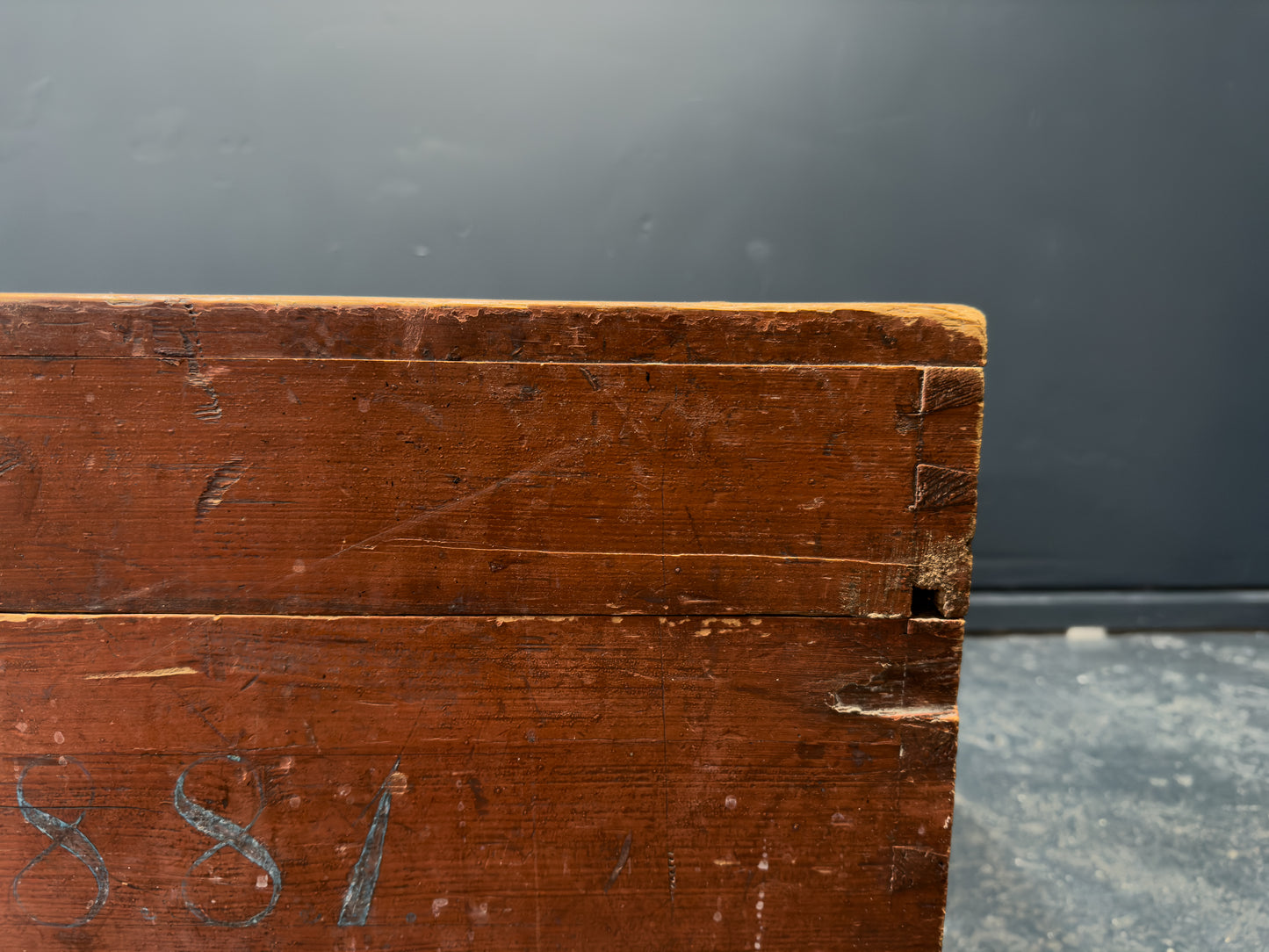 Danish Folk Pine Chest