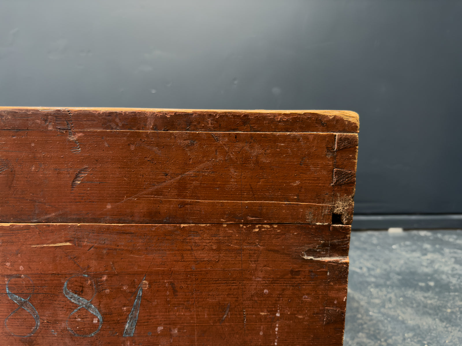 Danish Folk Pine Chest