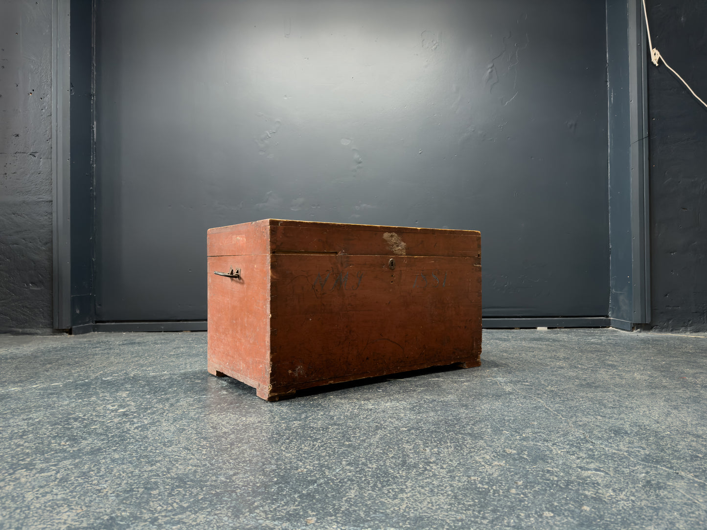 Danish Folk Pine Chest