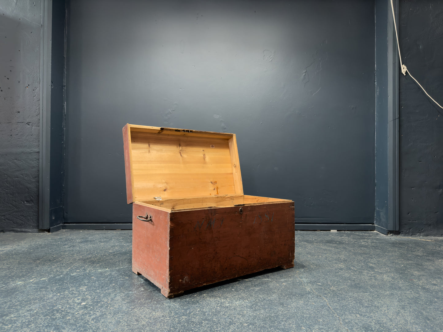 Danish Folk Pine Chest