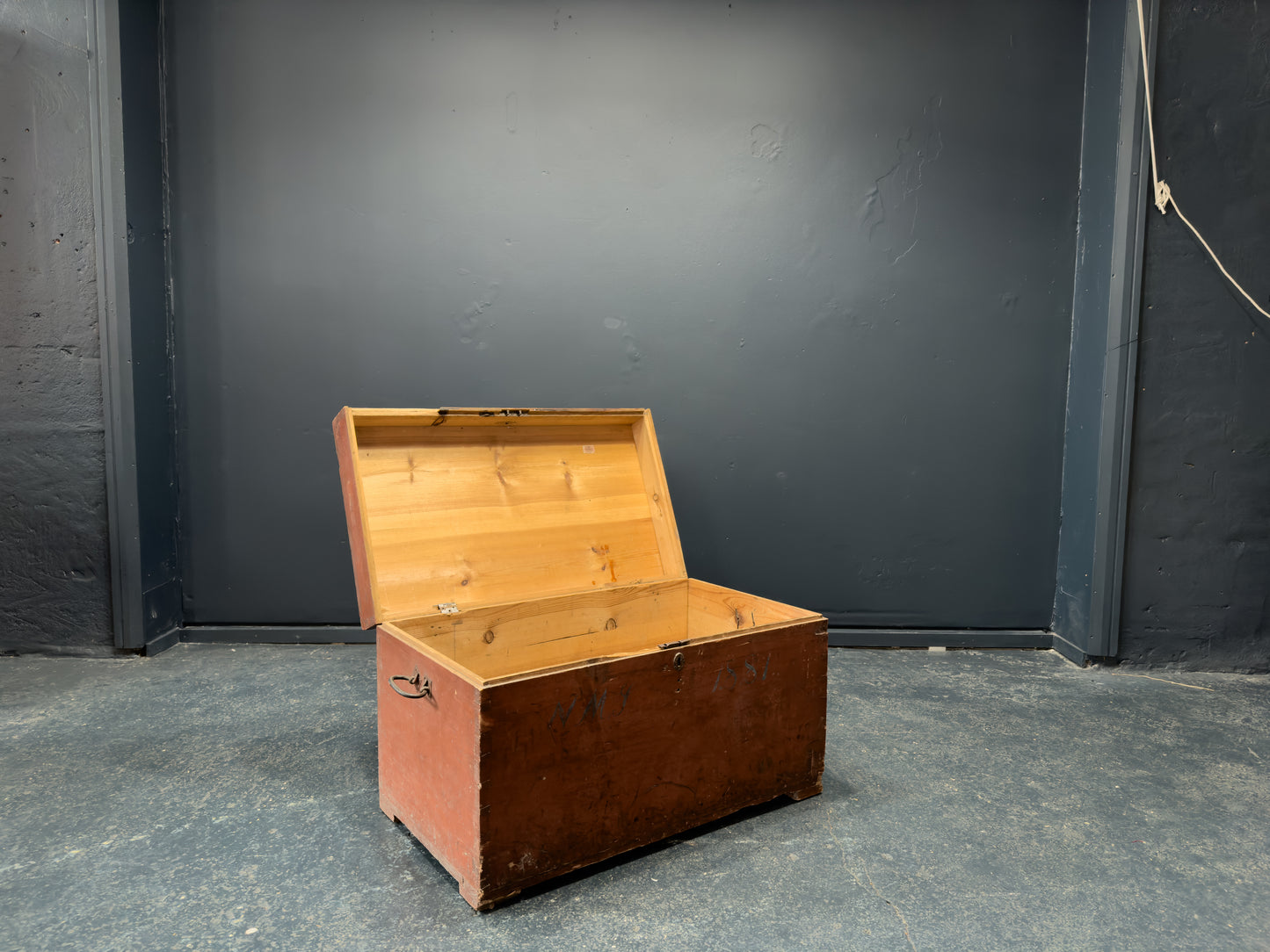 Danish Folk Pine Chest