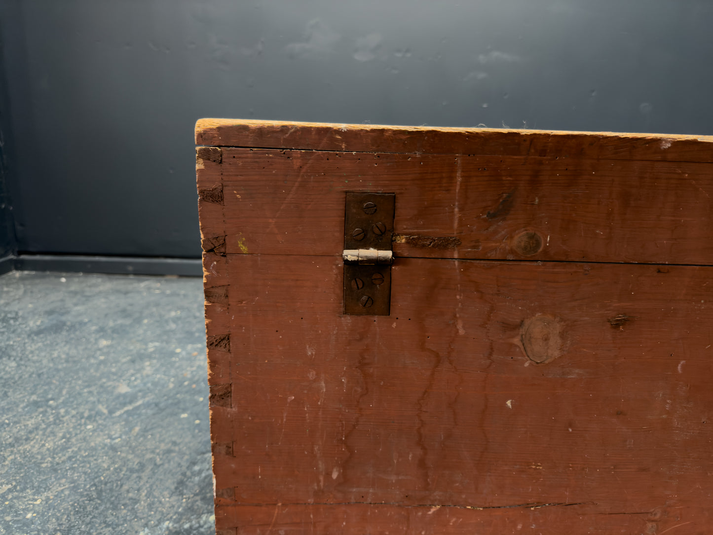 Danish Folk Pine Chest