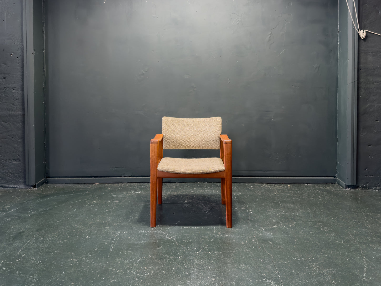 Upholstered Teak Chair by Komfort