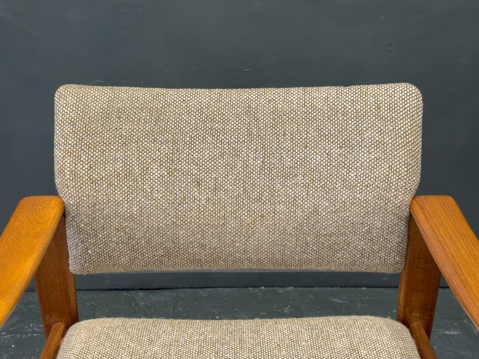 Upholstered Teak Chair by Komfort
