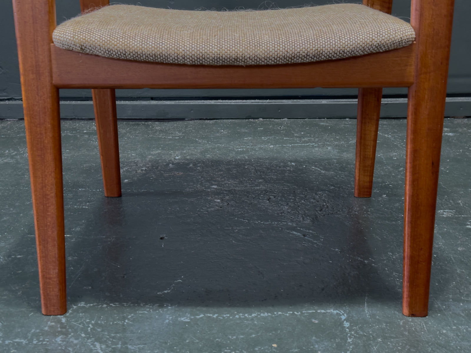 Upholstered Teak Chair by Komfort