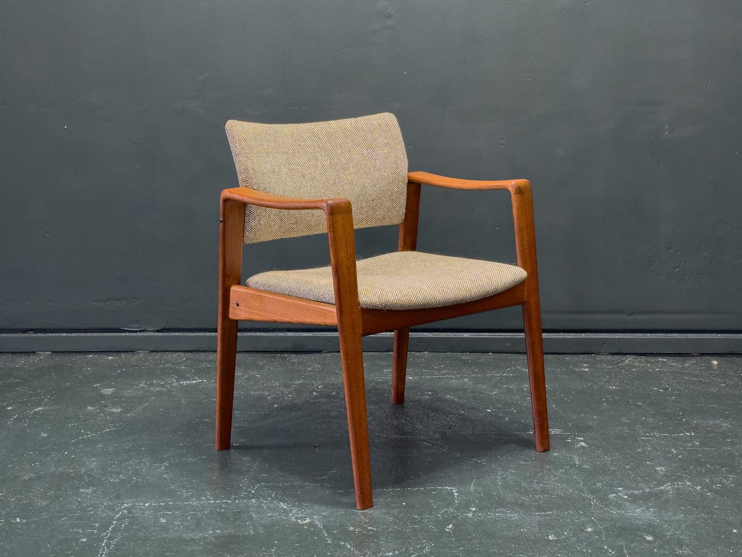 Upholstered Teak Chair by Komfort