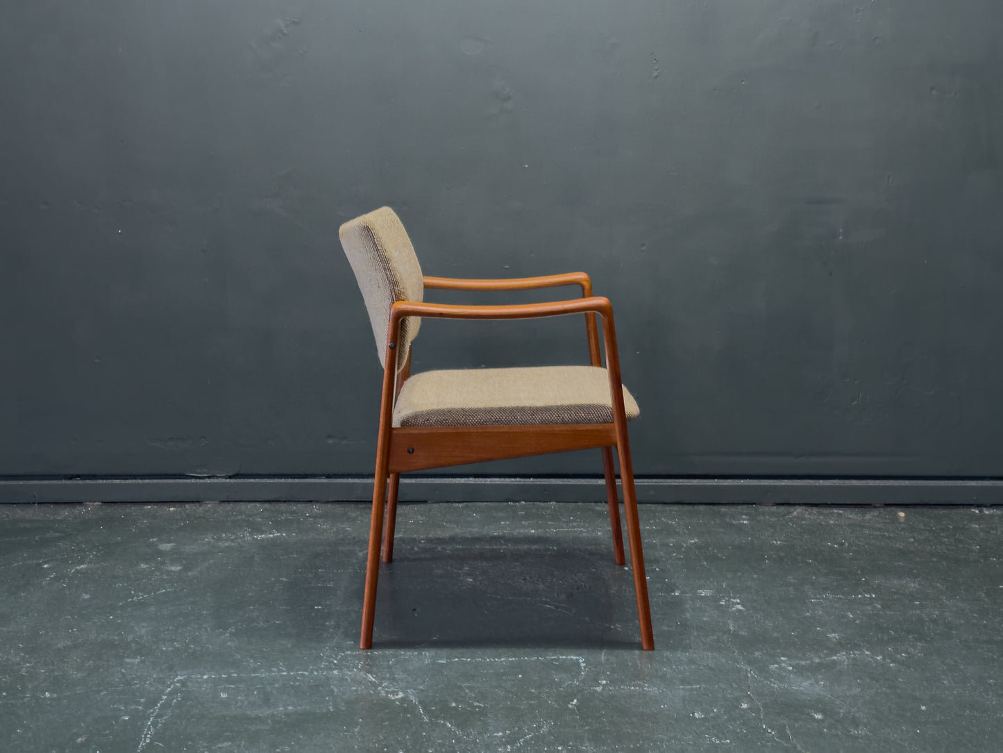 Upholstered Teak Chair by Komfort