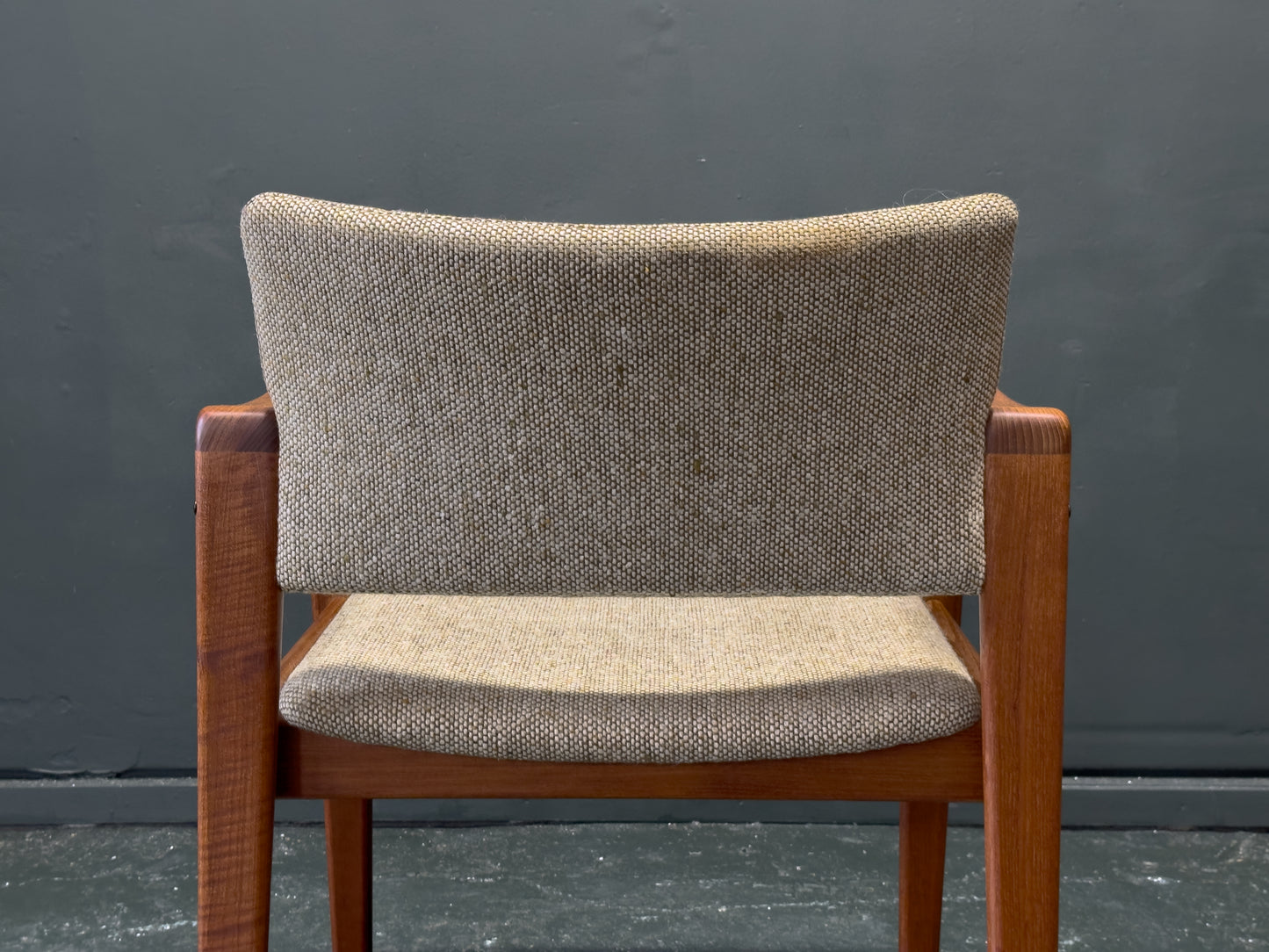 Upholstered Teak Chair by Komfort