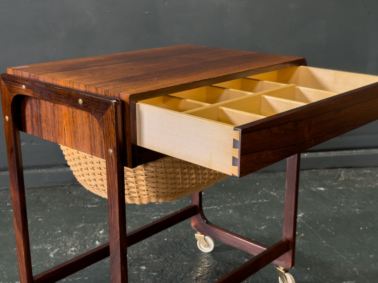 Danish Sewing Table by Br Gelsted