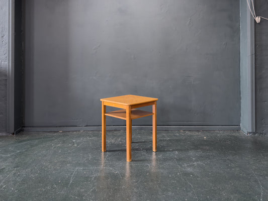 Squared Elm Side Table