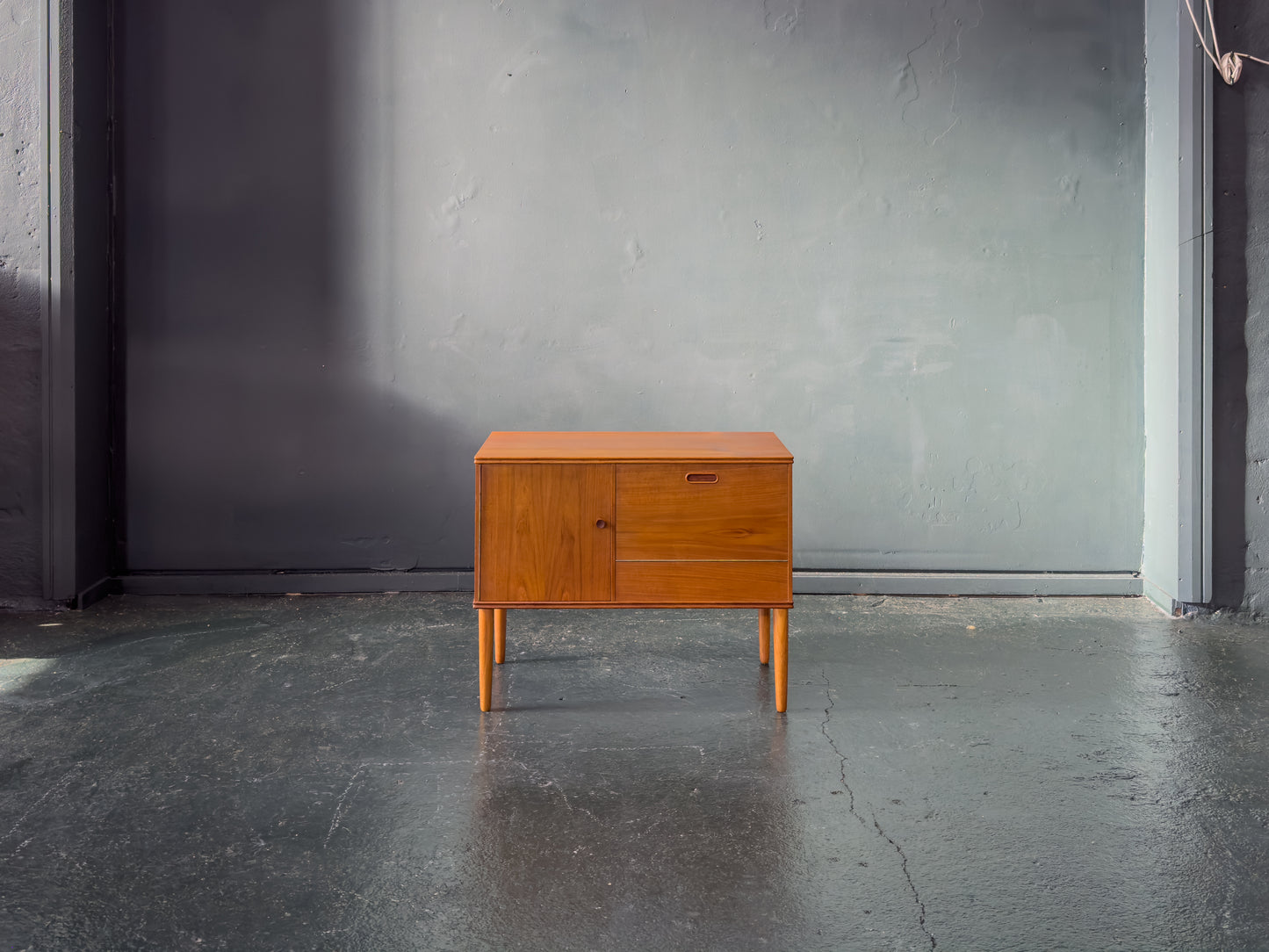 Small Teak Sideboard With Storage