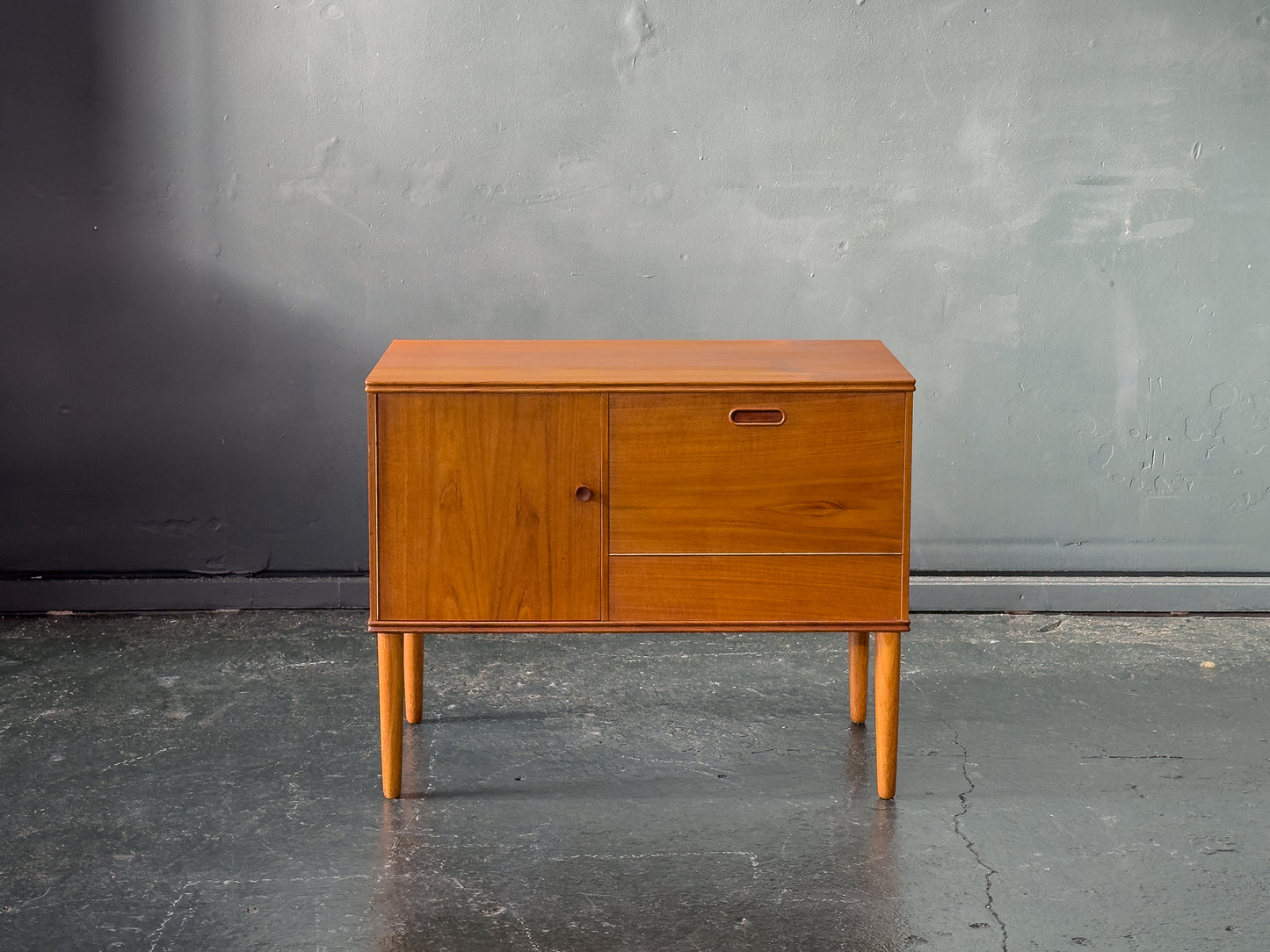 Small Teak Sideboard With Storage