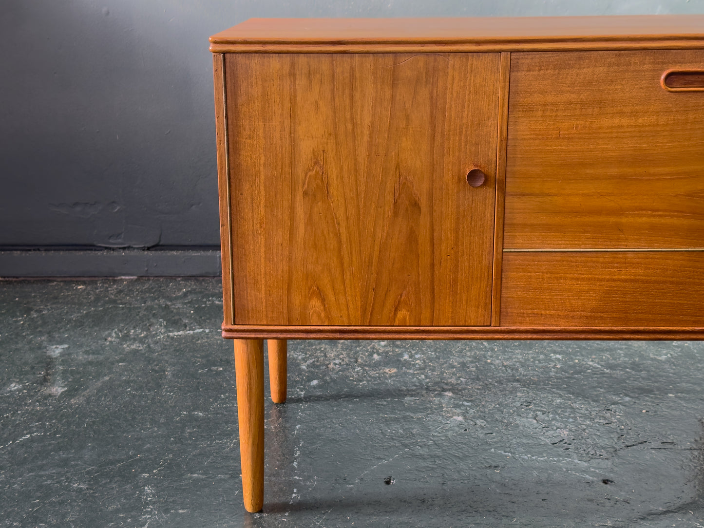 Small Teak Sideboard With Storage