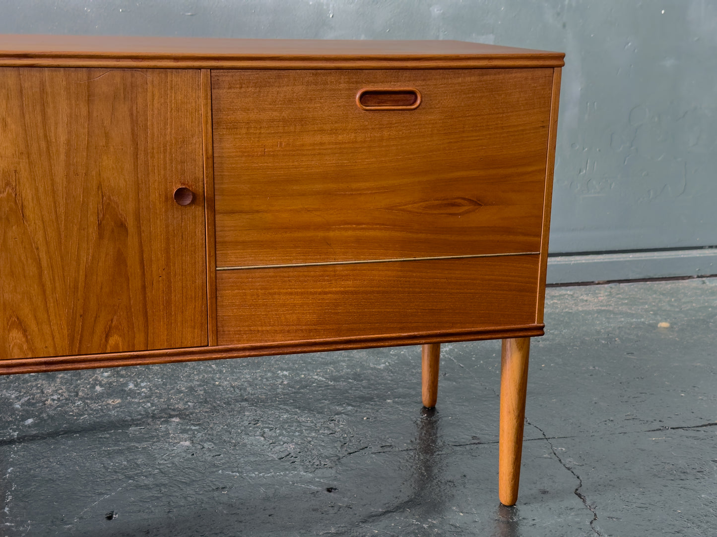 Small Teak Sideboard With Storage