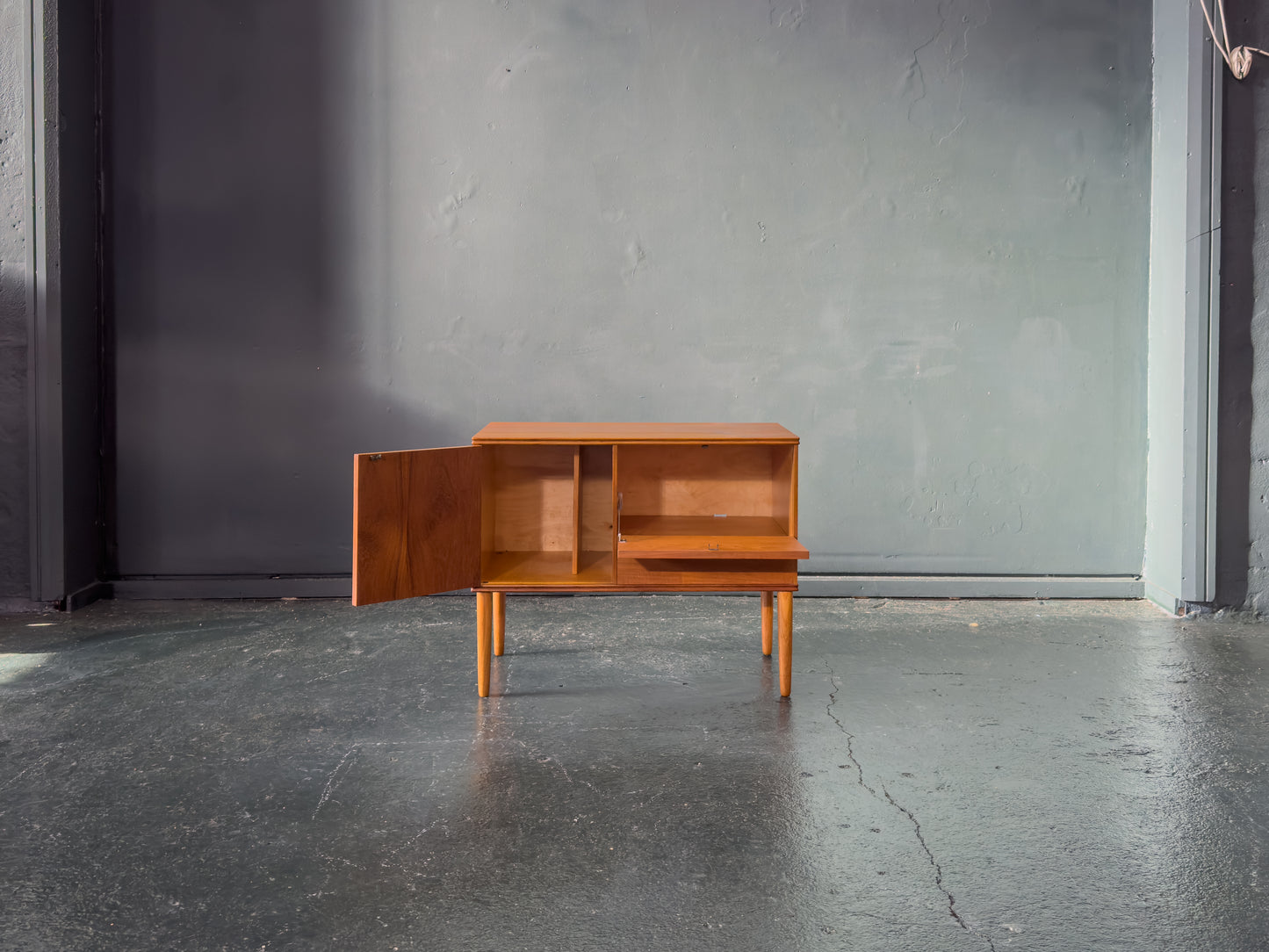 Small Teak Sideboard With Storage
