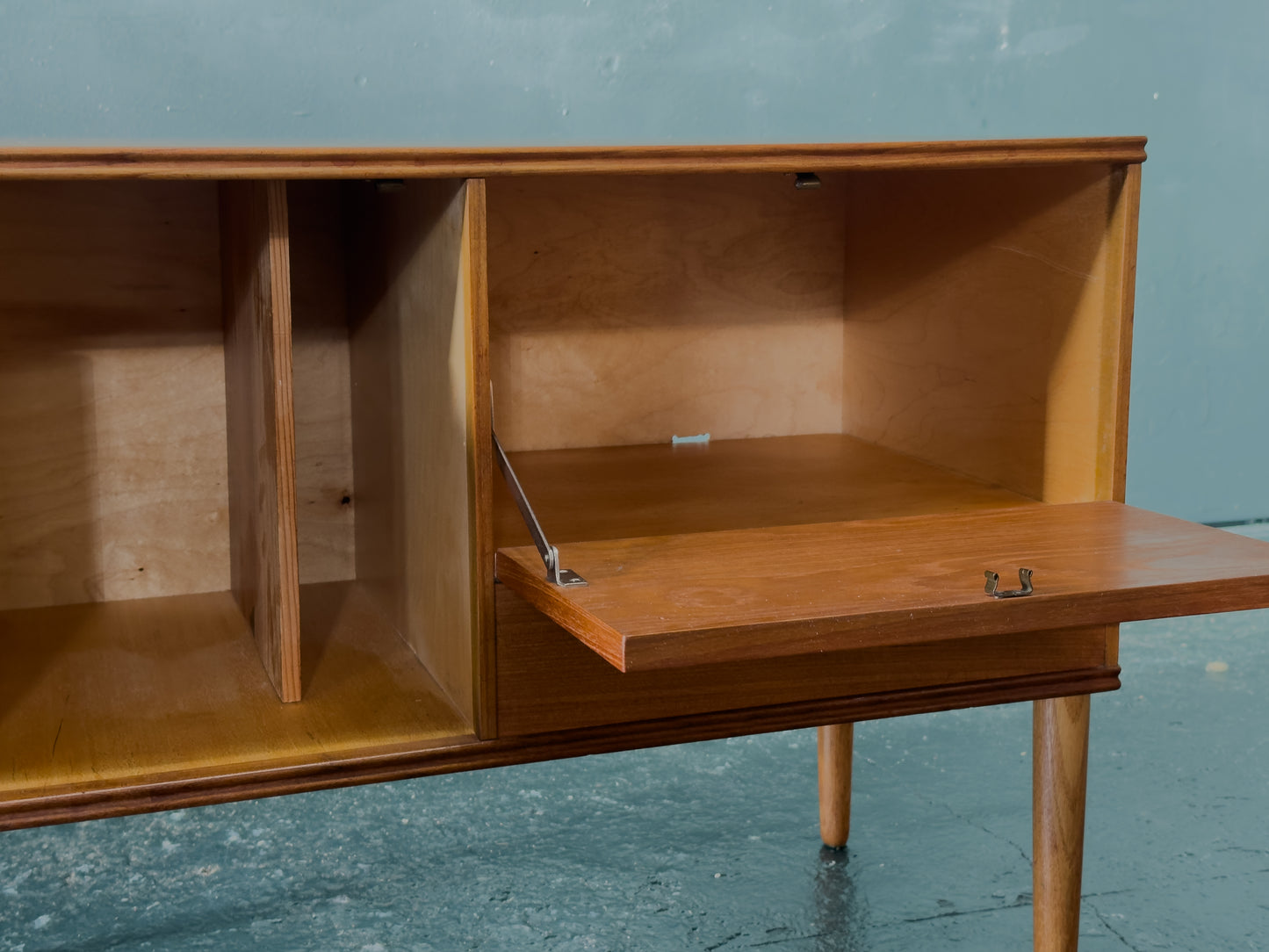Small Teak Sideboard With Storage