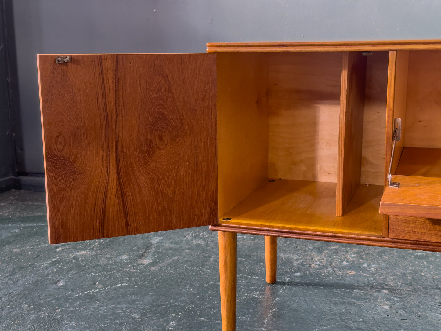 Small Teak Sideboard With Storage
