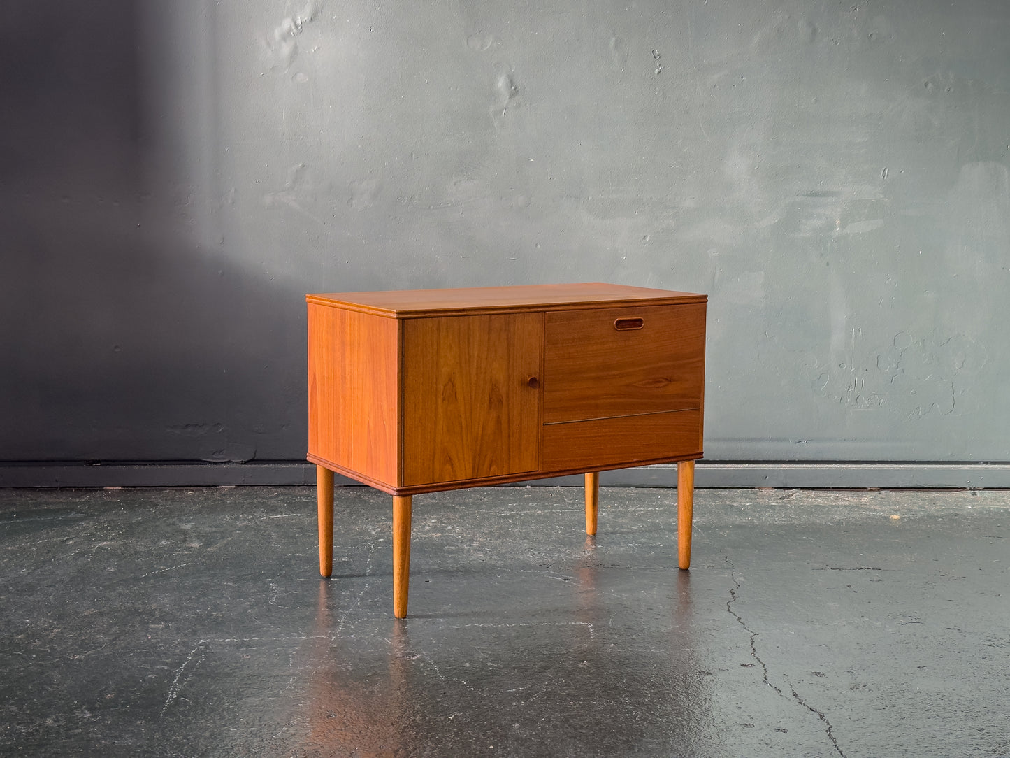 Small Teak Sideboard With Storage