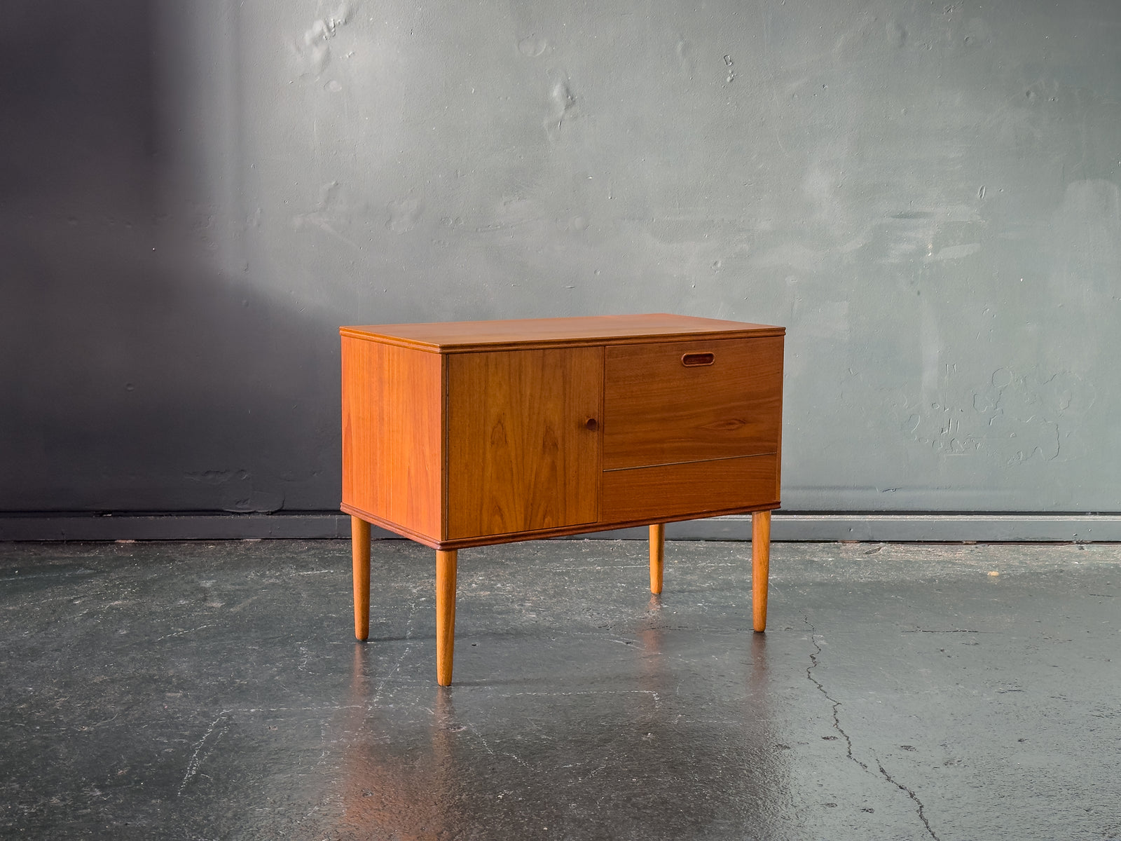 Small Teak Sideboard With Storage