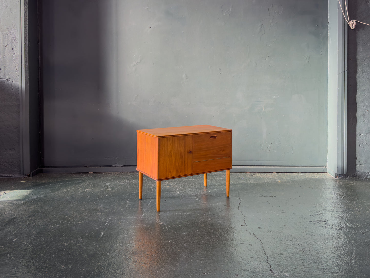 Small Teak Sideboard With Storage
