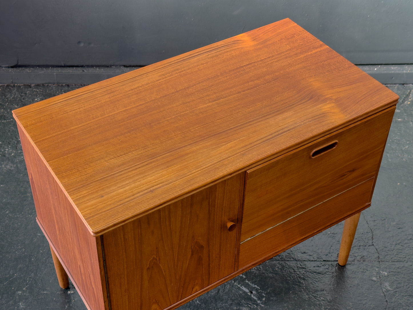 Small Teak Sideboard With Storage