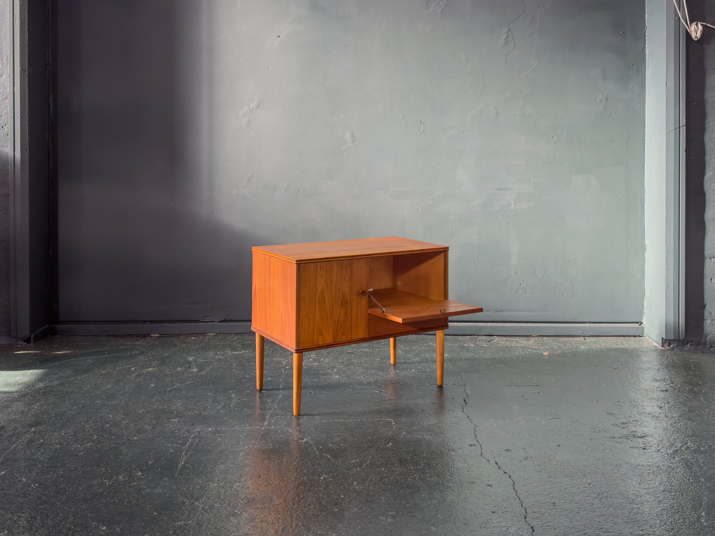 Small Teak Sideboard With Storage