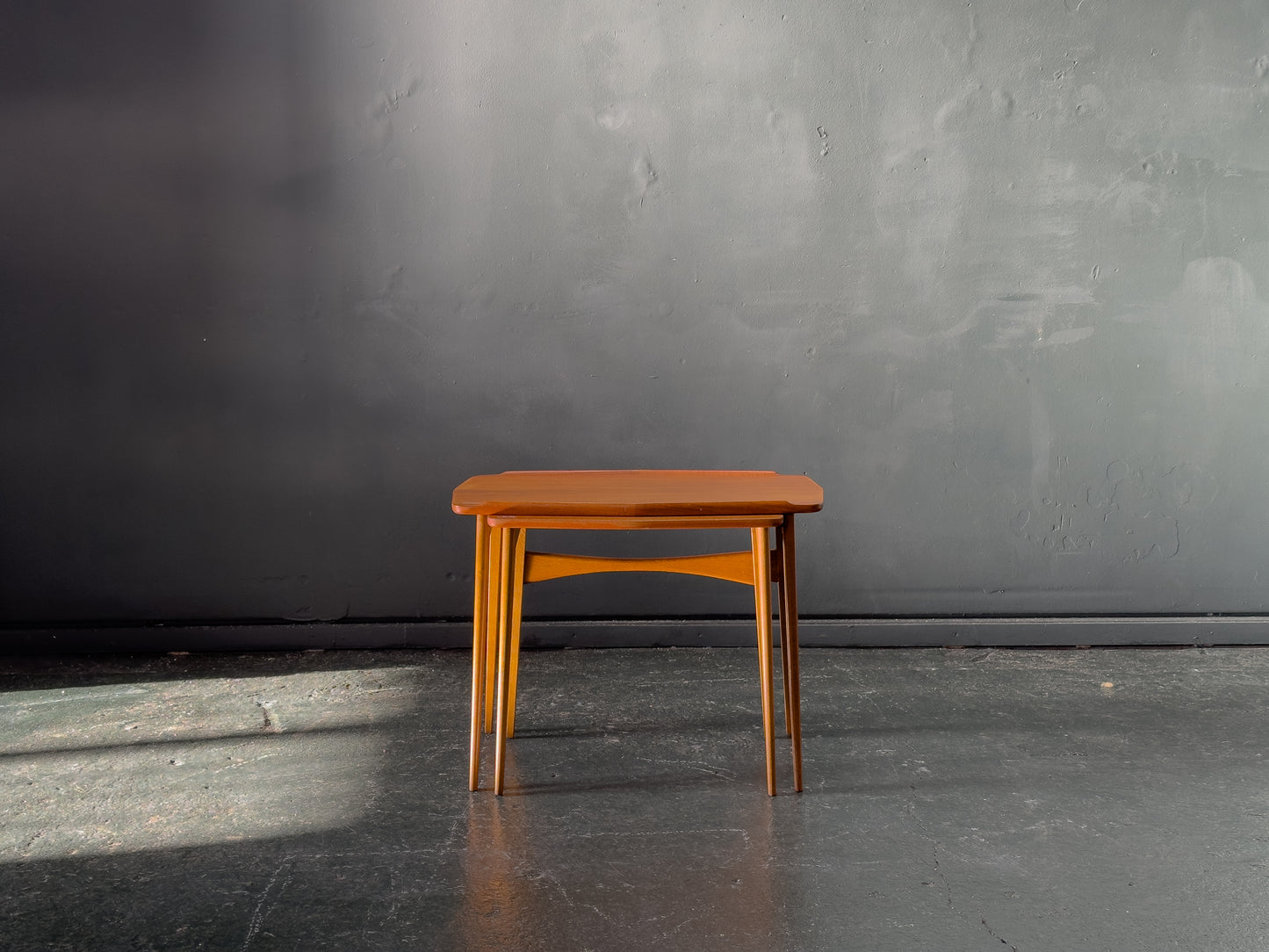 Teak Nesting Tables by Hovmand-Olsen for Mogens Kold