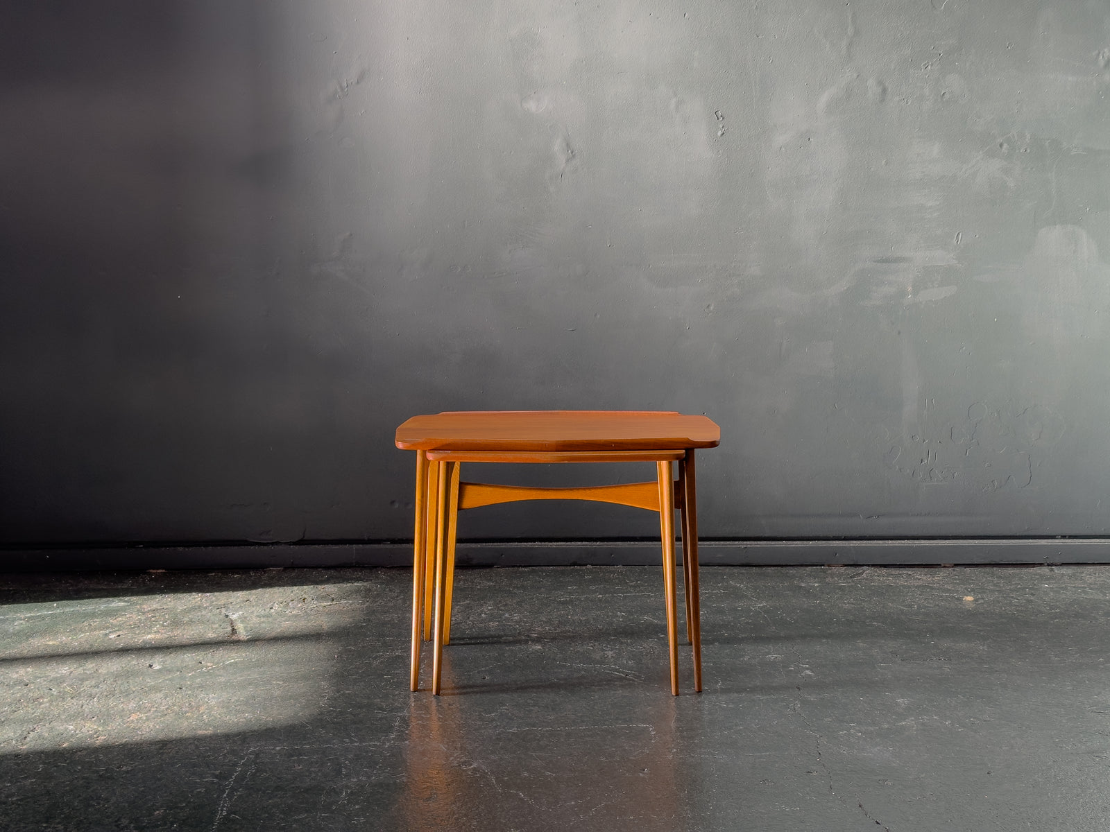Teak Nesting Tables by Hovmand-Olsen for Mogens Kold