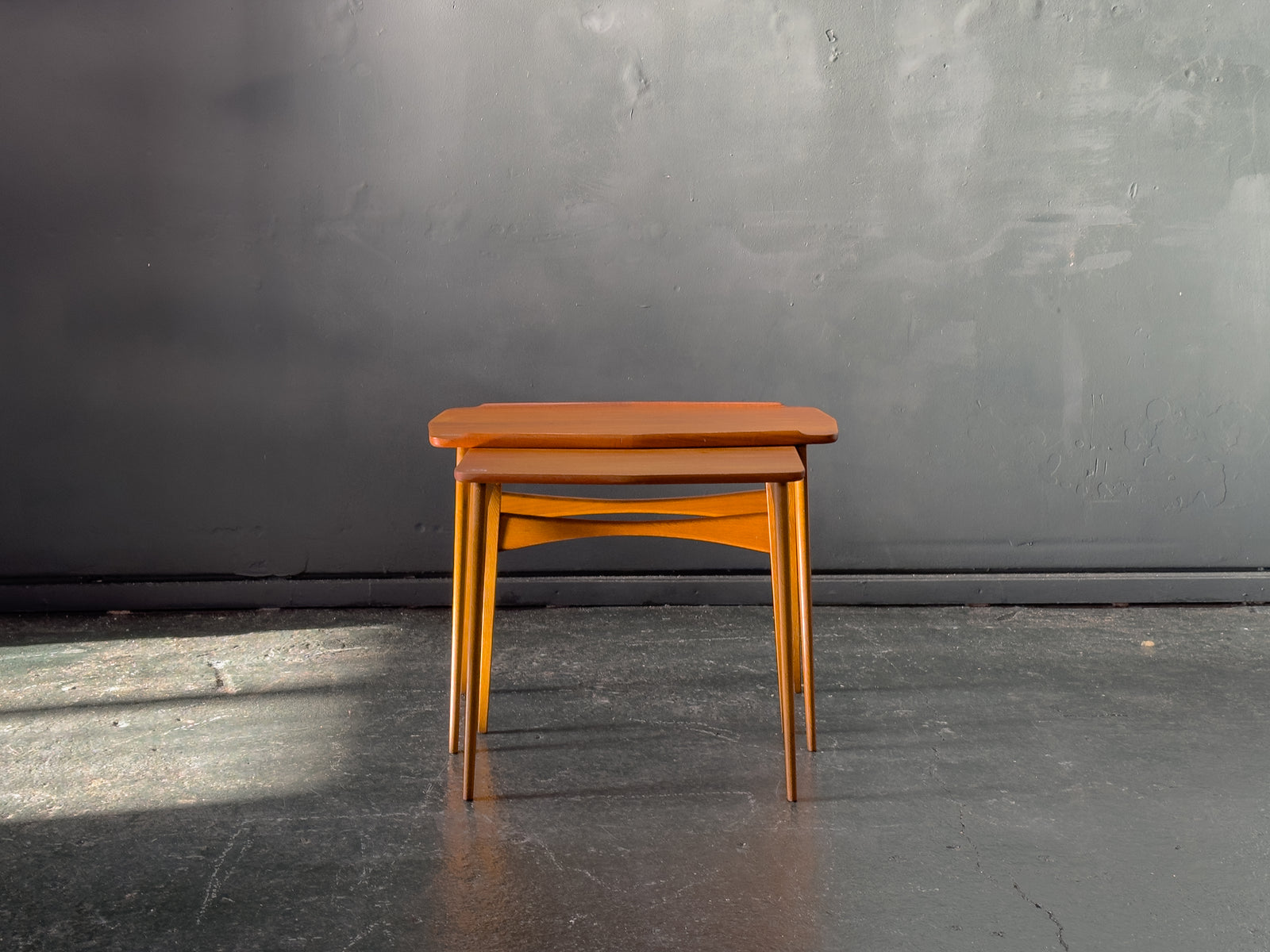 Teak Nesting Tables by Hovmand-Olsen for Mogens Kold
