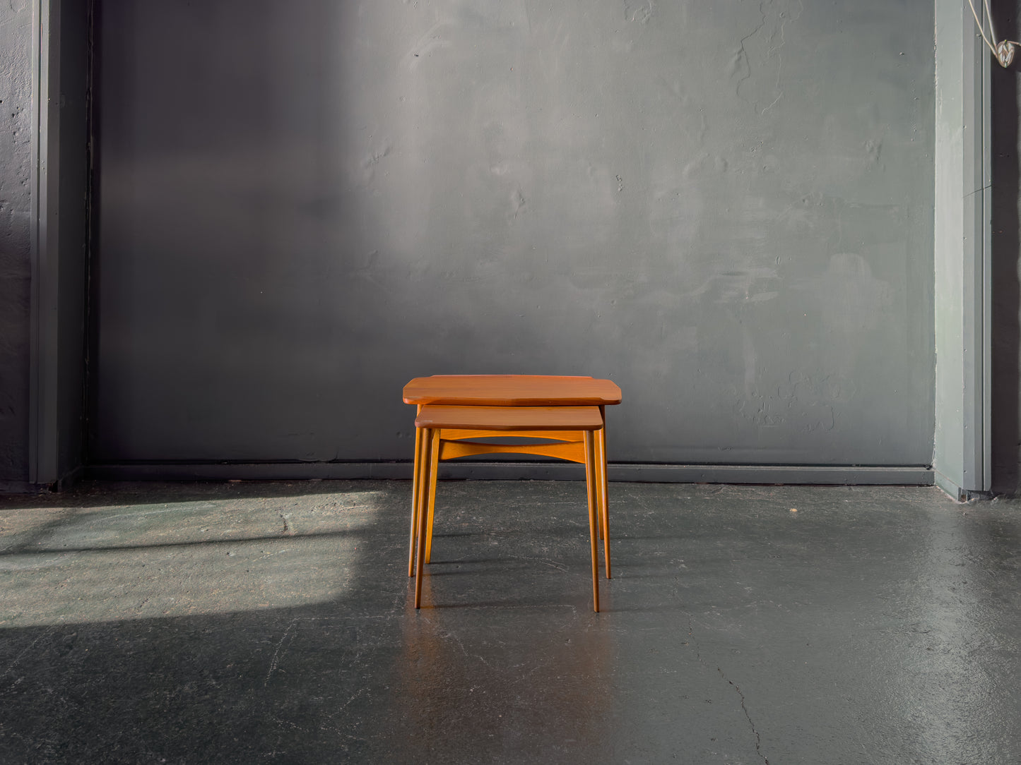 Teak Nesting Tables by Hovmand-Olsen for Mogens Kold