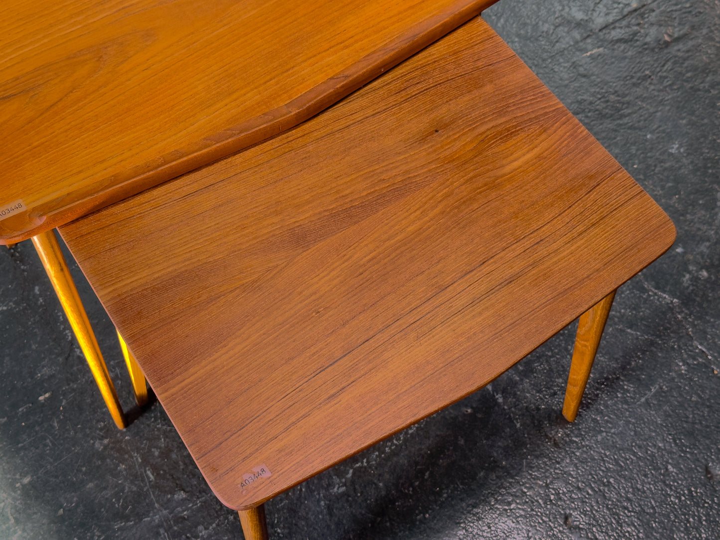 Teak Nesting Tables by Hovmand-Olsen for Mogens Kold