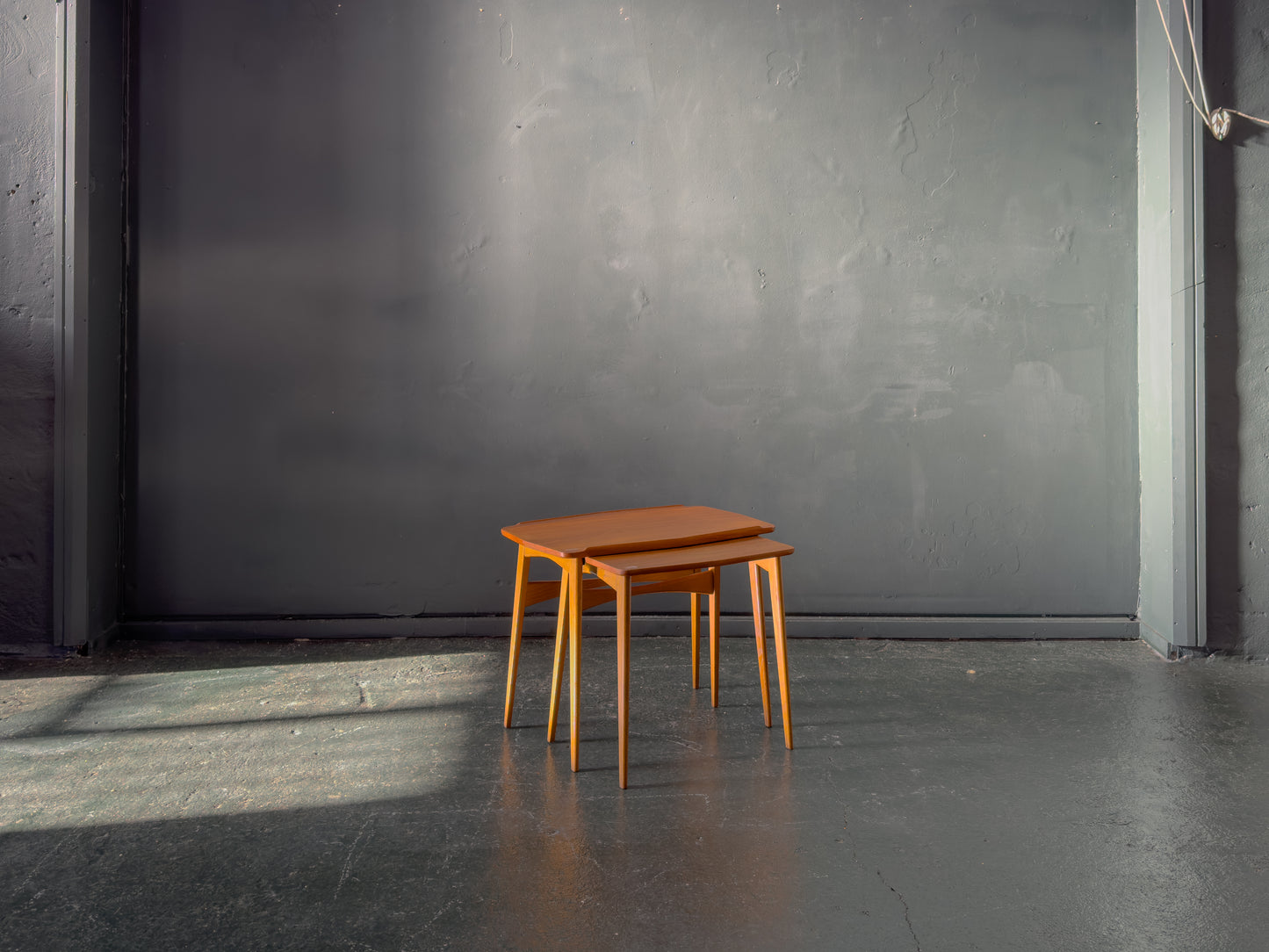 Teak Nesting Tables by Hovmand-Olsen for Mogens Kold