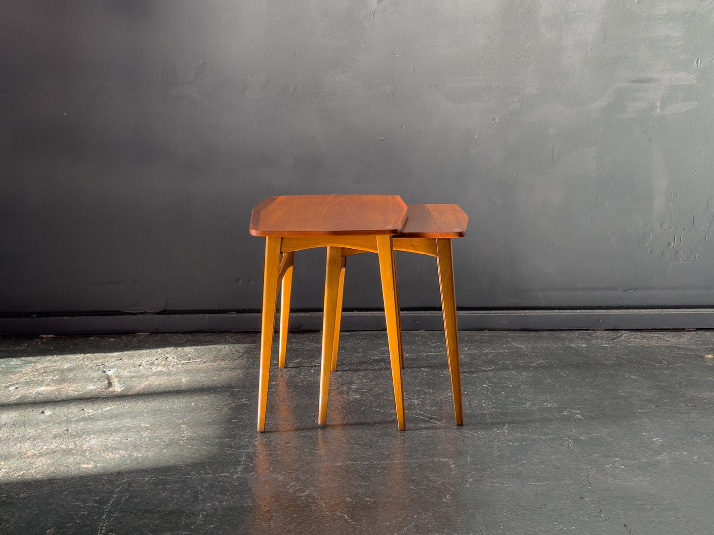 Teak Nesting Tables by Hovmand-Olsen for Mogens Kold
